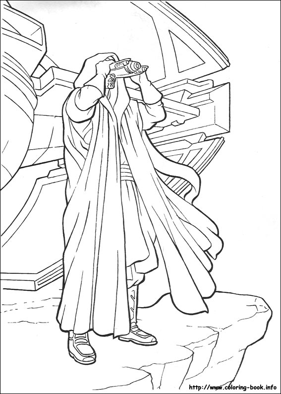 Star Wars coloring picture